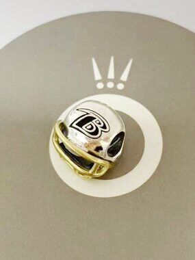 Pandora Baltimore Ravens Football Helmet Charm Pendant